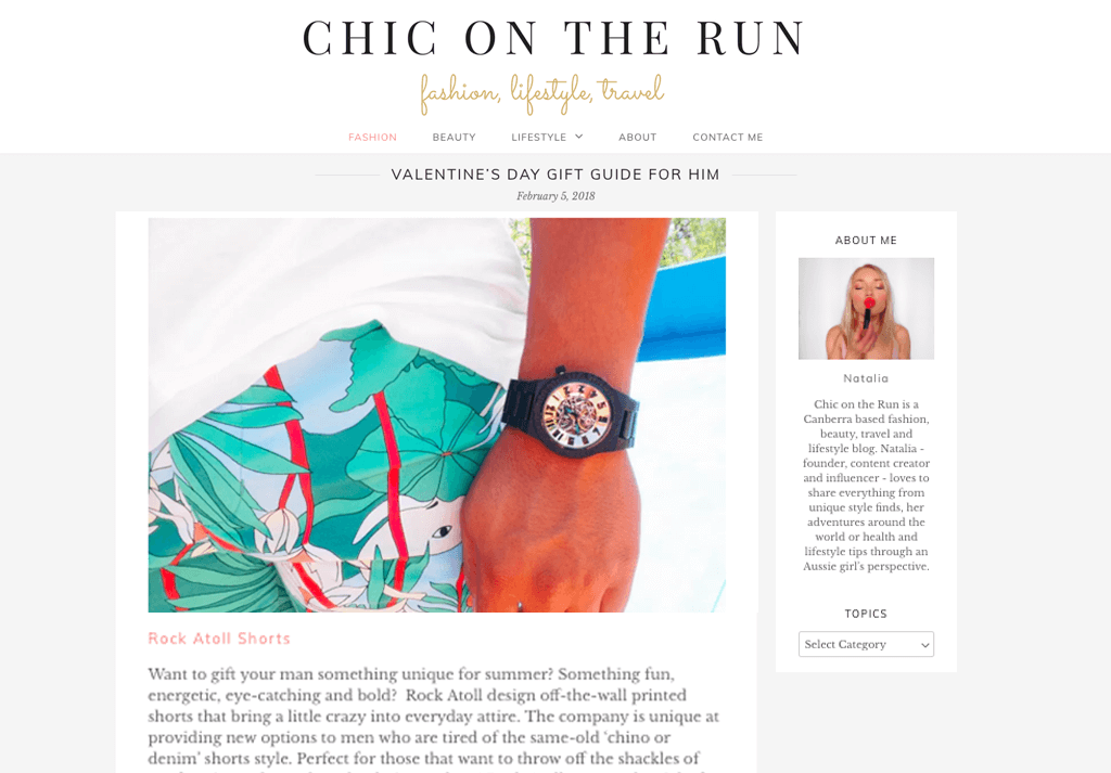 reinasilviagalapagos x Chic On The Run Valentines Gifts For Him Guide